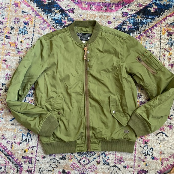 Diesel Co Army Green Bomber Jacket Xxl 